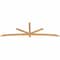 Ekena Millwork Alberta Smooth Timber Gable Bracket, Western Red Cedar, 108"W x 36"H x 1 1/2"D x 3 1/2"F, 8/12 Pitch GBW108X36X0204ALB00SWR - alternate 2